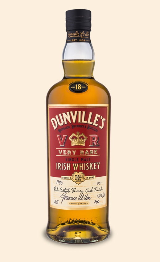 Dunville's VR Palo Cortado Sherry Finish Irish Whiskey Cask 1196 bottle