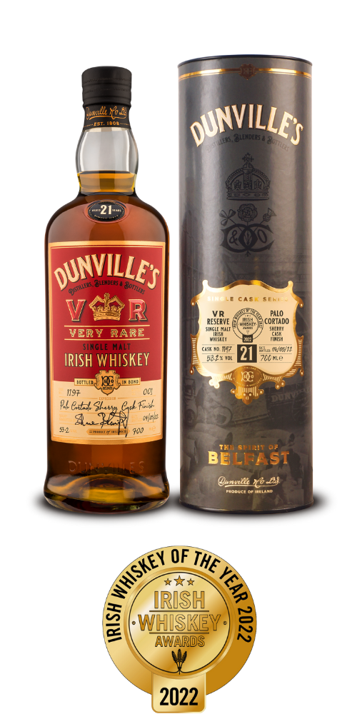 Ireland's Best Whiskey Dunville's Irish Whiskey Palo Cortado Cask 1197